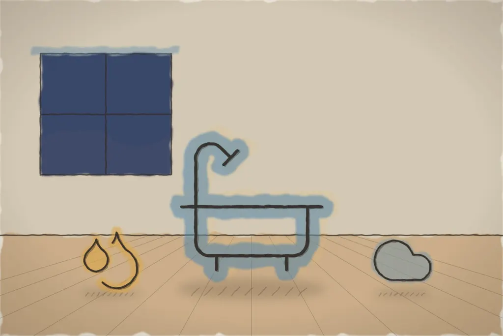 Hammamul și jacuzzi-ul (ilustrație)